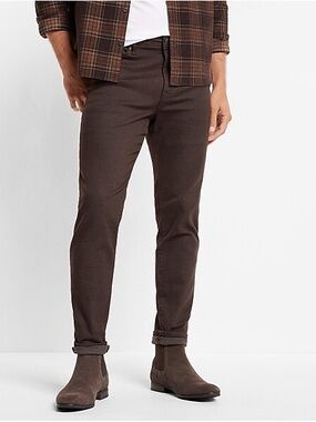 Express Slim Jeans in Dark Brown